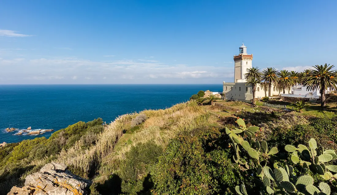 Cap Spartel lighthouse near Tangier – road trip with a rental car