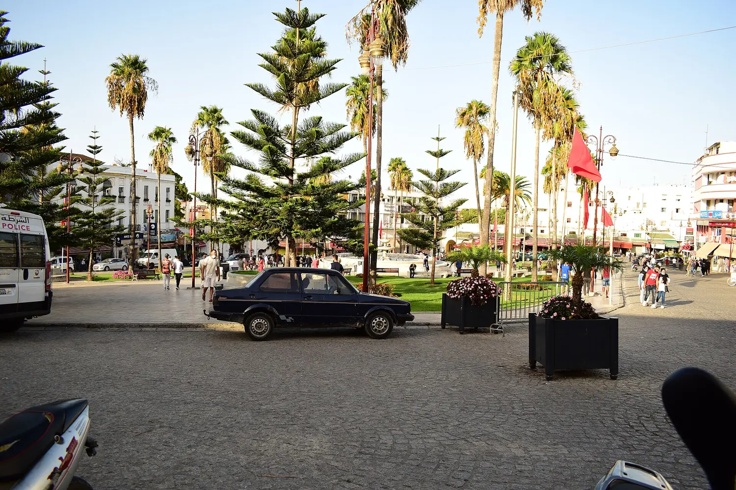 Grand Socco square in Tangier – privacy policy car rental Tangier