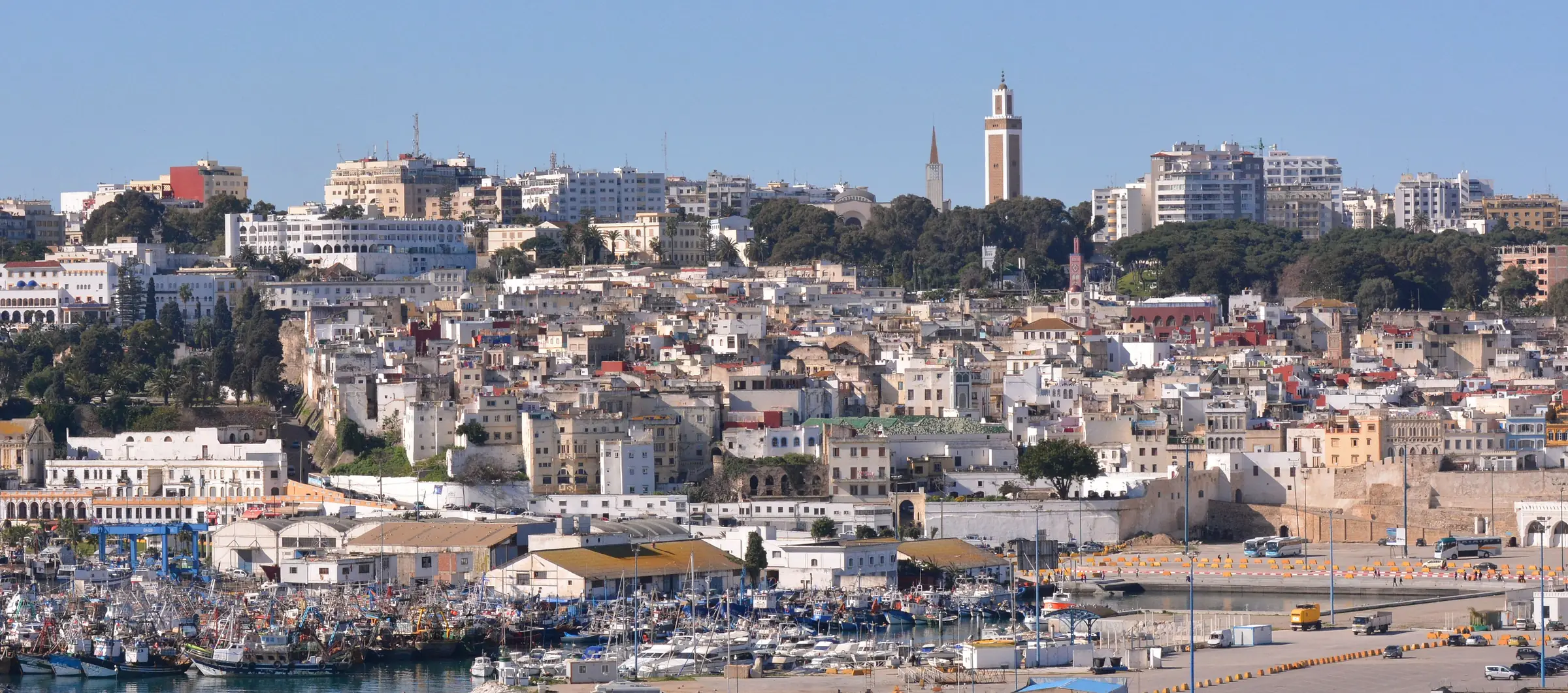 Tangier city and harbour – rent a car Tangier