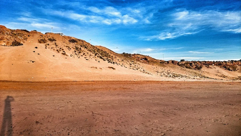 Achakar beach and its dunes, among the best beaches near Tangier
